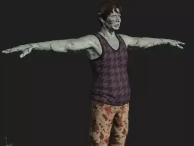 Zombie 3D model buy
