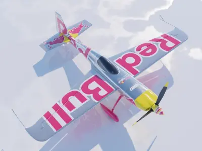 Zivko Edge 540 aerobatic airplane with collection of liveries 