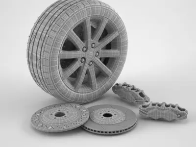 Wheel suzuki SX4 3D model