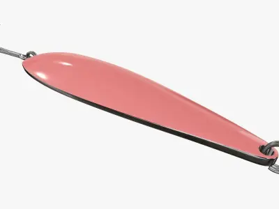 Fishing spoon bait 05 3D model
