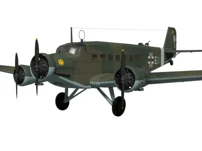 Junkers Ju52 3D model