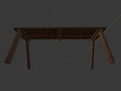 Park table Free 3D model