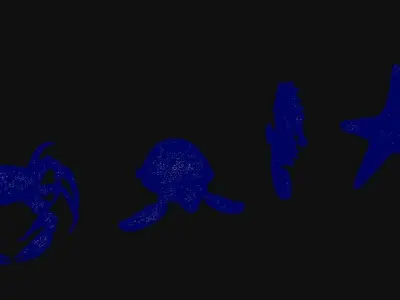 Sea Animals 3D model