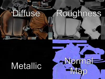 Realistic Beetle Model Pack for Rendering and Gaming Low-poly 3D model