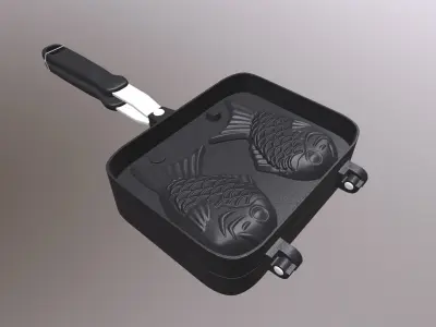 Fish Pan 3D model