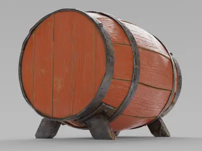  Gunpowder Barrel - The Sea of Thieves 3D model