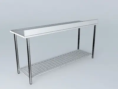 Kit209 Bancada Inox V2 por Alex Marques Free 3D model