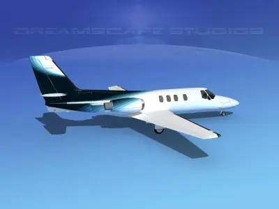 Cessna 500 Citation I V13 3D model
