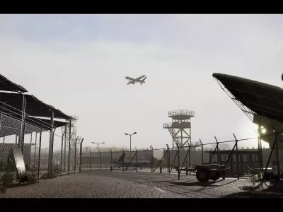 Military Base Megapack Low-poly 3D model