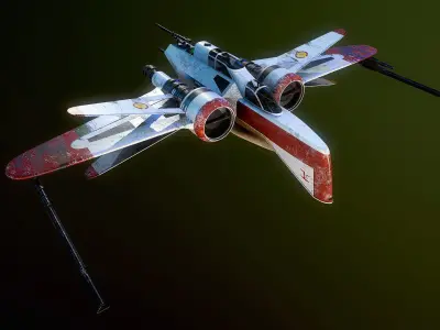  ARC-170 starfighter 3D model