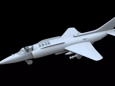 Yakovlev Yak-38 Free low-poly 3D model