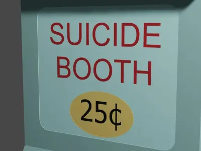 Futurama Suicide Booth Free 3D model