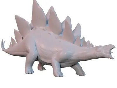 stegosaurus 3dprint 3D print model