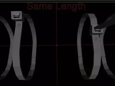 TyRaps Low-poly 3D model