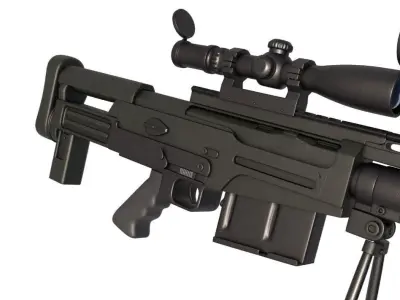 Rifle AS 50 3D model