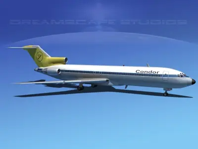 Boeing 727-200 Condor Airlines 3D model