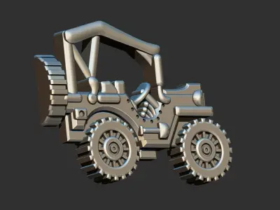 Jeep - Jipe Pendant 3D print model