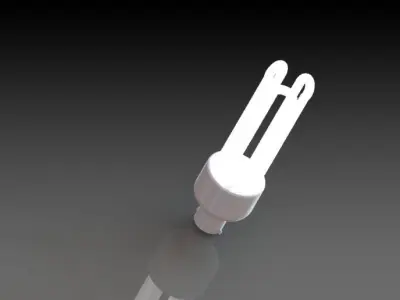 Fluorescent Lamp 3D model