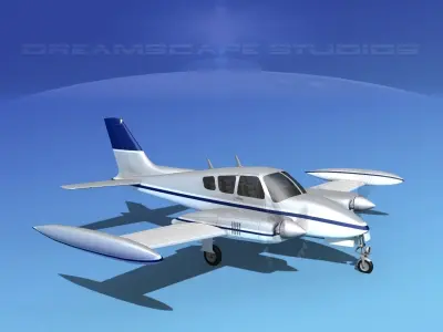 Cessna 320 Skyknight V09 3D model