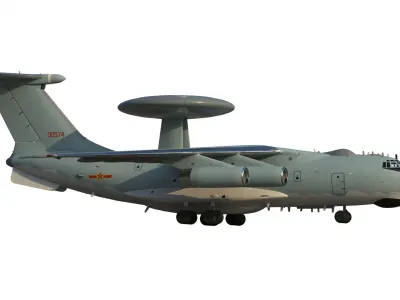 KJ-2000 AWACS 3D model