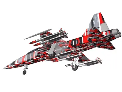 F-5E Tiger III 3  3D model