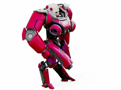 CYBORG ALIEN X-50 Rigged for Unreal Engine - Unity - MIXAMO 3D model