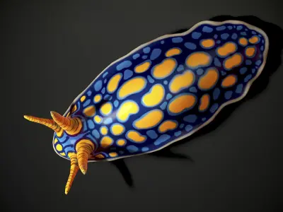 Magic Slugs Pack Low-poly 3D model