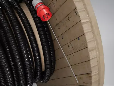 Industrial Cable Reel 3D model