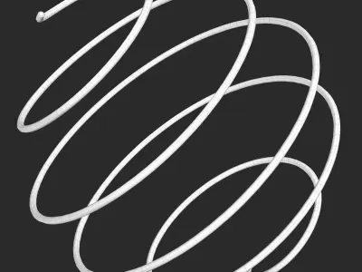 Metal Spiral for Shaker Cup 3D model