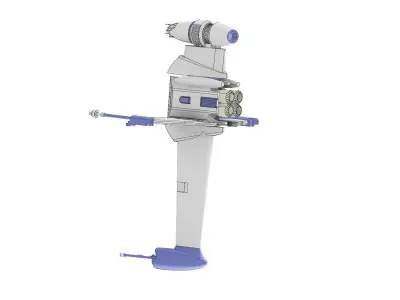Starwars B-WING scale 1 in 87  3D print model