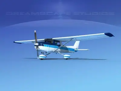 Cessna C152 Aerobat V04 3D model