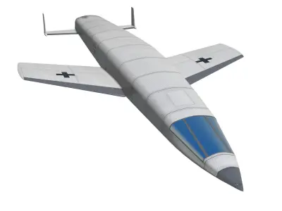 Eugen Sanger Silbervogel 3D model