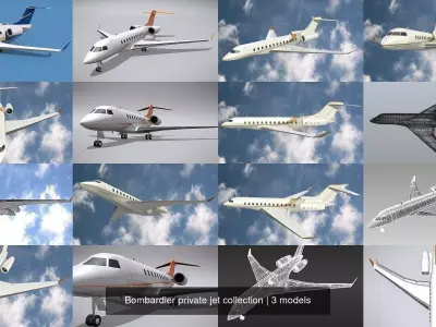 Bombardier private jet collection 