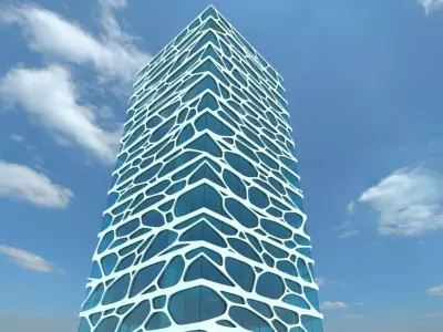 Skyscraper future 3D model