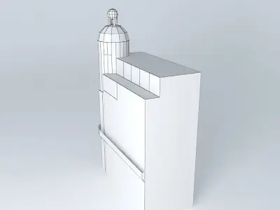 Snowball building 3D model