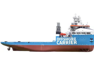 Offshore Carrier Stock 3D model