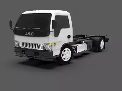 JAC 1045 Truck Free low-poly 3D model