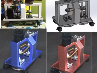 Sweeper three machines Free 3D model