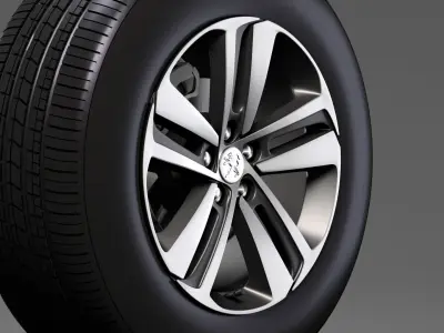 Peugeot Expert 2017 wheel 3D model