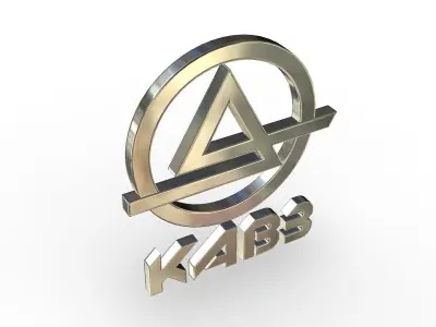 kavz logo 3D model