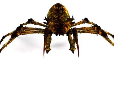 Rigged Monster Spider Horror Fantasy Creature 3D model