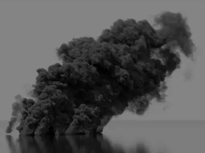 Rising Smoke 3D model