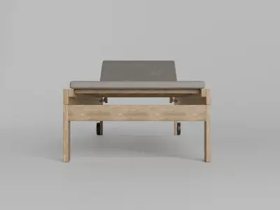 Pool lounger 3D model