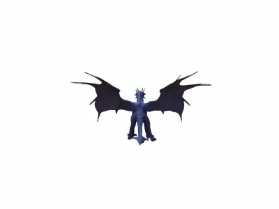 High Render Bahamut Is A Legendary God Like Dragon  3D model