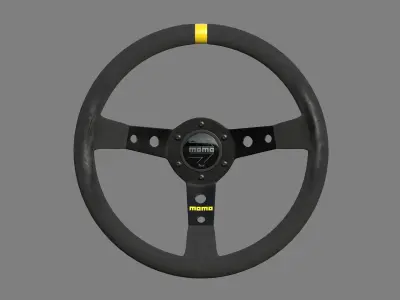 MOMO Mod 07 Low-poly 3D model