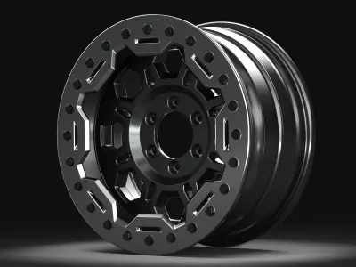Maverick X3 Beadlock Wheel 3D model