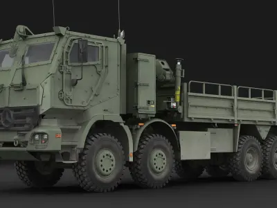 Mercedes-Benz Actros AHSVS cargo truck 3D model