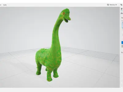brachiosaurus sculpture - printable toy 3D print model