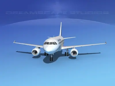 Airbus A319 Air France 3D model