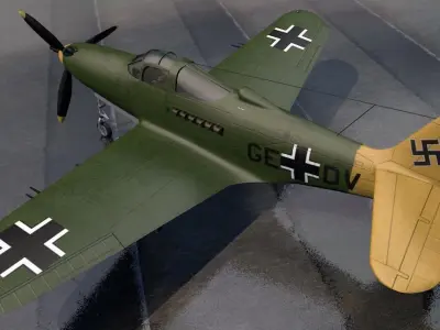 Bell P-39Q Airacobra 3D model